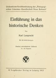 Tapa de Einführung in das historische Denken