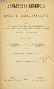 Tapa de Englisches Lesebuch für höhere Lehranstalten