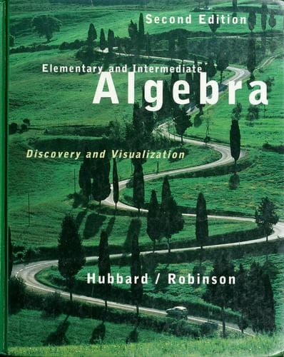 Tapa de Elementary and intermediate algebra