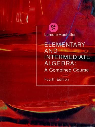 Tapa de Elementary and intermediate algebra