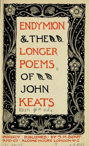 Tapa de Endymion & the longer poems.