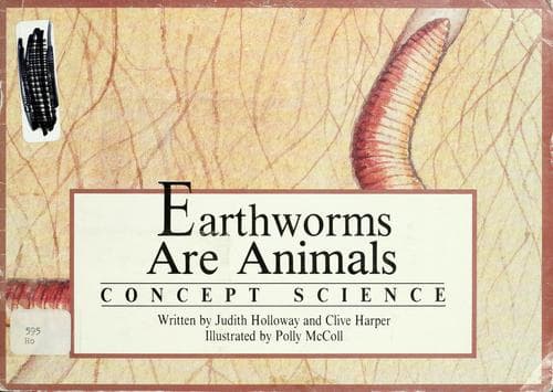 Tapa de Earthworms are animals