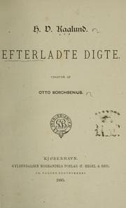 Tapa de Efterladte Digte