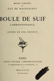 Tapa de Boule de suif, correspondance