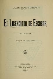 Tapa de El licenciado de Escobar