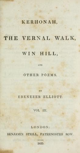 Tapa de Elliott's Poems