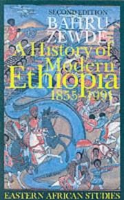 Tapa de A History of Modern Ethiopia, 1855-1991 (Eastern African Studies)