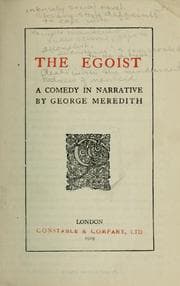 Tapa de The egoist