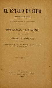 Tapa de El estado de sitio