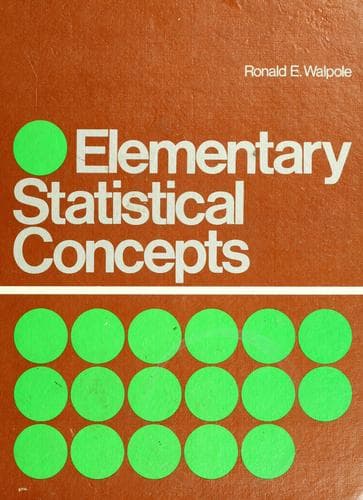Tapa de Elementary statistical concepts