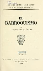 Tapa de El barroquismo