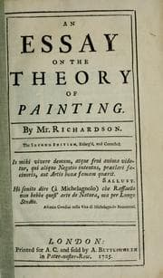 Tapa de An essay on the theory of painting