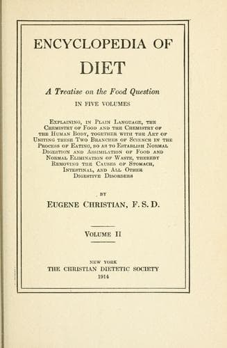 Tapa de Encyclopedia of diet