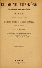 Tapa de El mono Ton-Kóng