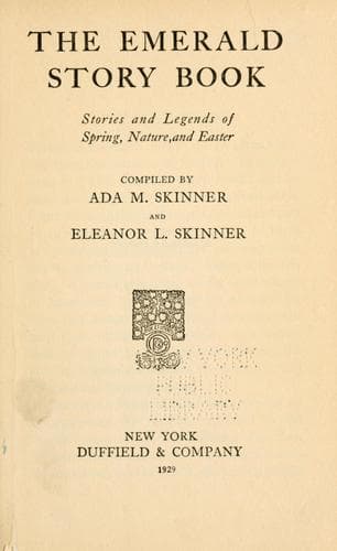 Tapa de The emerald story book
