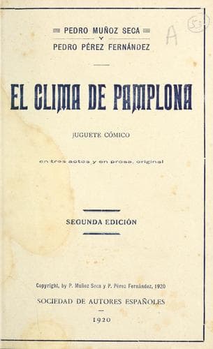 Tapa de El clima de Pamplona
