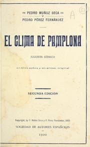 Tapa de El clima de Pamplona