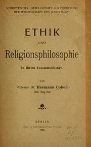 Tapa de Ethik und Religionsphilosophie in ihrem Zusammenhange