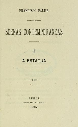 Tapa de A estatua