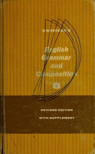 Tapa de English grammar and composition