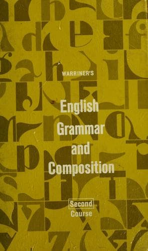 Tapa de English grammar and composition