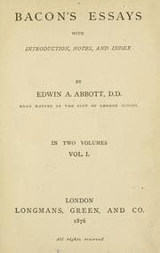 Tapa de Essays with introduction, notes and index