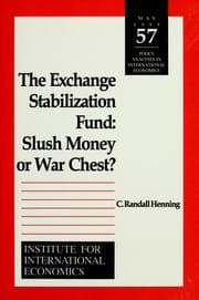 Tapa de The Exchange Stabilization Fund