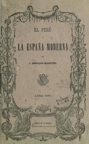 Tapa de El Perú y la España moderna
