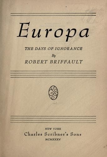 Tapa de Europa