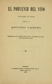 Tapa de El porvenir del niño