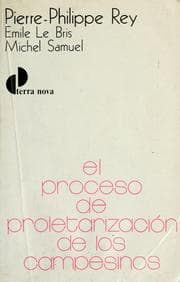 Tapa de El proceso de proletarización de los campesinos