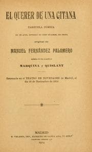 Tapa de El querer de una gitana