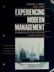 Tapa de Experiencing modern management