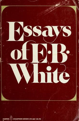 Tapa de Essays of E.B. White