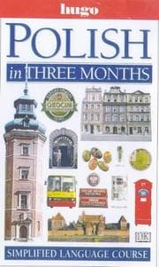 Tapa de Polish in Three Months (Hugo's Latest Three Months Courses)