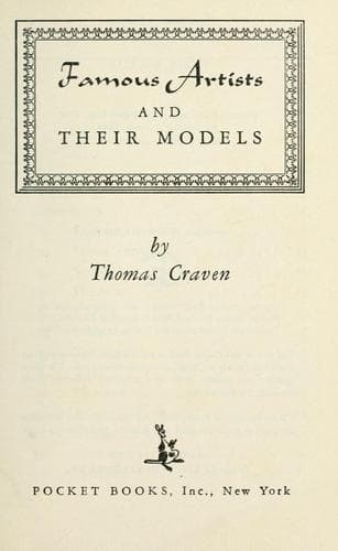 Tapa de Famous artists and their models