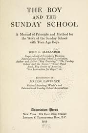 Tapa de The boy and the Sunday school