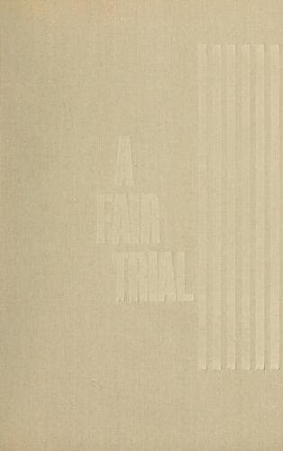 Tapa de A fair trial
