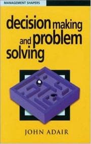 Tapa de Decision Making and Problem Solving (Management Shapers)
