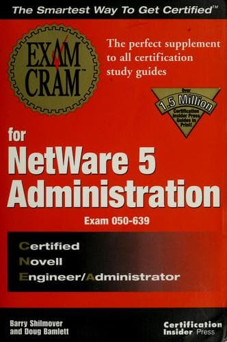Tapa de Exam cram for NetWare 5 administration CNE/CNA