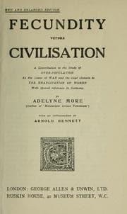 Tapa de Fecundity versus civilisation