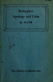 Tapa de Euthyphro, Apology, and Crito, and the Death scene from Phaedo