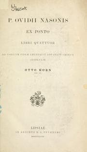 Tapa de Ex Ponto Libri Quattuor