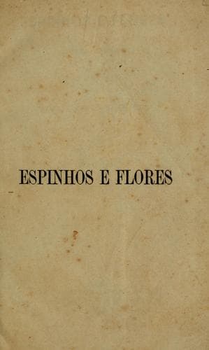 Tapa de Espinhos e flores