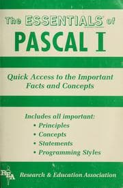 Tapa de The essentials of Pascal