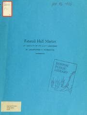 Tapa de Faneuil hall market: an account of its many likenesses