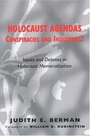 Tapa de Holocaust Agendas, Conspiracies And Industries?