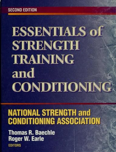 Tapa de Essentials of strength training and conditioning