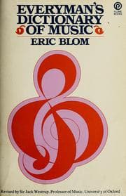 Tapa de Everyman's dictionary of music.