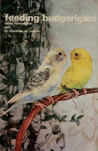 Tapa de Feeding budgerigars